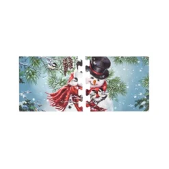 Evergreen Snowman Snuggles Sassafras Switch Puzzle Mat 11.5 X 10 Inches Indoor And Outdoor Decor -Home Decor Store GUEST 50c042b0 84cc 4d12 9c6e 7510e2336485
