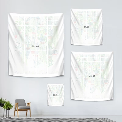 Americanflat Winter In Glasshouses 2 By David Fleck Wall Tapestry 5 Americanflat Winter In Glasshouses 2 By David Fleck Wall Tapestry - Image 3