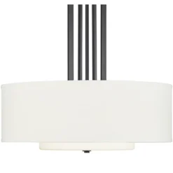 Possini Euro Design Sundry Semi Gloss Black Drum Pendant Chandelier 24" Wide Modern Double Shade 4-Light Fixture For Dining Room Foyer Kitchen Island 12 Possini Euro Design Sundry Semi Gloss Black Drum Pendant Chandelier 24" Wide Modern Double Shade 4-Light Fixture For Dining Room Foyer Kitchen Island -Home Decor Store GUEST 52fd8ca0 abd5 4f7d 82a5 a77989eb47f4