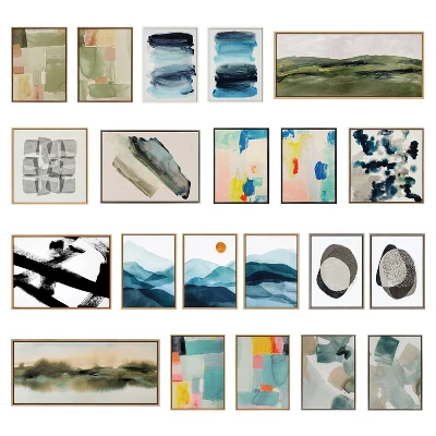 18" X 40" Sylvie Tranquil Meadows Framed Canvas By Amy Lighthall Natural - Kate & Laurel All Things Decor 5 18" X 40" Sylvie Tranquil Meadows Framed Canvas By Amy Lighthall Natural - Kate & Laurel All Things Decor - Image 3