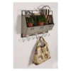 Wall Shelf Tin With 3 Hooks - Gray -Home Decor Store GUEST 54baab1f e68f 452d baa8 da34d482ae3a