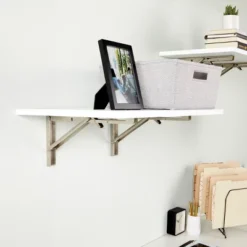 Built Industrial 2 Pack Folding L Wall Shelf Bracket, 10 Inch Collapsible Hardware With Locking Hinge For Garage Shelves, Holds 120lbs 13 Built Industrial 2 Pack Folding L Wall Shelf Bracket, 10 Inch Collapsible Hardware With Locking Hinge For Garage Shelves, Holds 120lbs -Home Decor Store GUEST 555ad0b8 e83d 42c4 af02 5dfe3c43b4ec