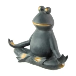 Northlight 12.25" Frog In Lotus Yoga Position Garden Statue -Home Decor Store GUEST 58bb7249 a9b4 4c0c a3b4 11e71262fc34