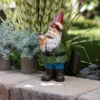 12" Polyresin Garden Gnome With Mushroom - Alpine Corporation -Home Decor Store GUEST 5976ade5 9996 4894 955c 53cd10a6f9a0