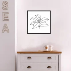 16" X 16" Foliage Contour III By Annie Warren Framed Canvas Wall Art - Amanti Art -Home Decor Store GUEST 5a134575 892d 44b2 a24f 6a7763247757