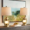 Franklin Iron Works Traditional Table Lamps With Night Light 25 1/4" High Set Of 2 Miner Lantern Gold Oatmeal Shade For Living Room Bedroom Home 1 Franklin Iron Works Traditional Table Lamps With Night Light 25 1/4" High Set Of 2 Miner Lantern Gold Oatmeal Shade For Living Room Bedroom Home -Home Decor Store GUEST 5ada2c33 523a 43d0 90b8 7315faf1aaa2
