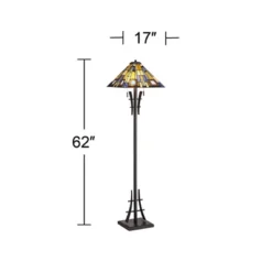 Robert Louis Tiffany Asian-Inspired Floor Lamp 62" Tall Bronze Iron Tiffany Style Jewel Tone Art Glass Shade For Living Room Reading Bedroom Office 17 Robert Louis Tiffany Asian-Inspired Floor Lamp 62" Tall Bronze Iron Tiffany Style Jewel Tone Art Glass Shade For Living Room Reading Bedroom Office -Home Decor Store GUEST 5ae787c4 5387 4415 821e 569f24c41b34