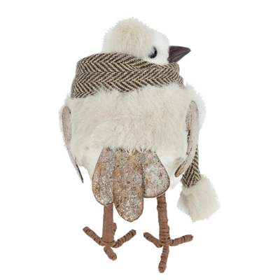 Northlight 6.25" Winter Dressed Bird Tabletop Christmas Decoration 5 Northlight 6.25" Winter Dressed Bird Tabletop Christmas Decoration - Image 3