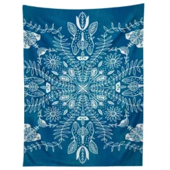 Sunshinecanteen Flores Cyan Tapestry - Society6 -Home Decor Store GUEST 5de1dfda 8ce5 463a b0a2 06fba2e4c18a