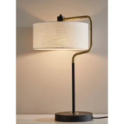 Jacob Table Lamp Black/Brass - Adesso -Home Decor Store GUEST 5e13caaf 7615 45dd 9c0a 1df94634edc9