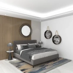 Metal Round 2 Shelf Wall Shelf With Hanging Rope Black - Olivia & May -Home Decor Store GUEST 5f9083be d029 4317 8b99 80beacd33cc6