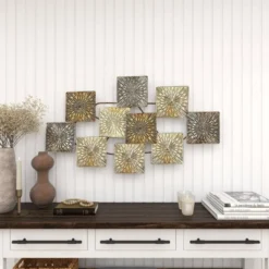 Metal Sunburst Carved Wall Decor Gold - Olivia & May 16 Metal Sunburst Carved Wall Decor Gold - Olivia & May -Home Decor Store GUEST 5fd4ad05 d7a2 4cec abb0 c1d822848735