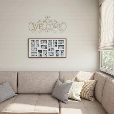 Metal Cutout- Welcome Decorative Wall Sign-3D Word Art Home Accent Decor-Perfect For Modern Rustic Or Vintage Farmhouse Style By Hastings Home 6 Metal Cutout- Welcome Decorative Wall Sign-3D Word Art Home Accent Decor-Perfect For Modern Rustic Or Vintage Farmhouse Style By Hastings Home - Image 4