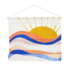 SunshineCanteen Sunrise Surf Fiber Wall Art - Society6 -Home Decor Store GUEST 63d07c3f 7561 4afe 9e2d 7061c01565e0