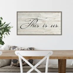 26" X 14" Family Inspiration I By Alicia Ludwig Framed Canvas Wall Art Gray Wash - Amanti Art -Home Decor Store GUEST 63eb8b8c 37f0 476c 8528 44811176a3f6