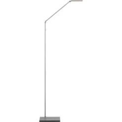 Possini Euro Design Bentley Modern Task Floor Lamp 61" Tall Silver LED Touch On Off Adjustable Head For Living Room Reading Bedroom Office House Home -Home Decor Store GUEST 6486724c 5952 43a9 987b 7df79231c920