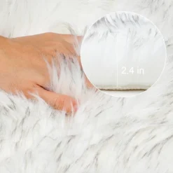 PiccoCasa Bedroom Double Heart Shaped Soft Faux Sheepskin Fur Plush Area Rugs Floor Mat 1 Pc -Home Decor Store GUEST 65cc3da0 2e06 429e 8085 91a3b6ab86eb