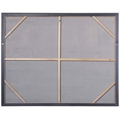 Aqua Horizon Hand Painted Framed Canvas Blue - StyleCraft 4 Aqua Horizon Hand Painted Framed Canvas Blue - StyleCraft - Image 2