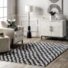 Dominique Abstract Checkered Fringe Area Rug 1 Dominique Abstract Checkered Fringe Area Rug -Home Decor Store GUEST 6656957f 9844 44ba a998 0b75df8ec5a9