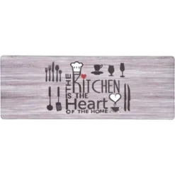 World Rug Gallery 'Kitchen Is The Heart Of The Home' Anti-fatigue Mat -Home Decor Store GUEST 66b6b658 c34e 4bc8 9d7f 1e617d5340e8