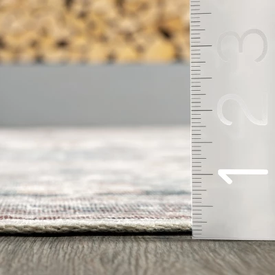 NuLOOM Bex Faded Stain-Resistant Machine Washable Area Rug 4 NuLOOM Bex Faded Stain-Resistant Machine Washable Area Rug - Image 2