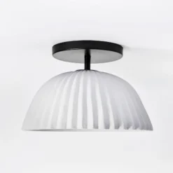 Scalloped Semi-Flush Mount Ceiling Light - Threshold™ Designed With Studio McGee 10 Scalloped Semi-Flush Mount Ceiling Light - Threshold™ Designed With Studio McGee -Home Decor Store GUEST 6b50e049 4ed7 42c0 b38a 9b5300cd63a6