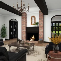 Rustic Wood Scroll Arched Window Inspired Wall Decor With Metal Scrollwork Relief Brown - Olivia & May -Home Decor Store GUEST 6c403d96 d943 430f 886d 33ee539bd499