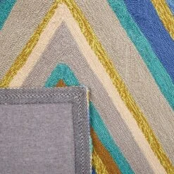 Blue/Multi Stripes Hooked Accent Rug - (2'3"x3'9") - Safavieh 7 Blue/Multi Stripes Hooked Accent Rug - (2'3"x3'9") - Safavieh -Home Decor Store GUEST 6cb12ff3 23bd 4e8b a2eb fba25712ce1a