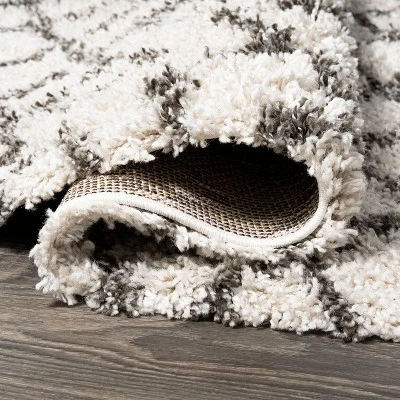 Algaida Moroccan Diamond Shag Area Rug - JONATHAN Y 10 Algaida Moroccan Diamond Shag Area Rug - JONATHAN Y - Image 8