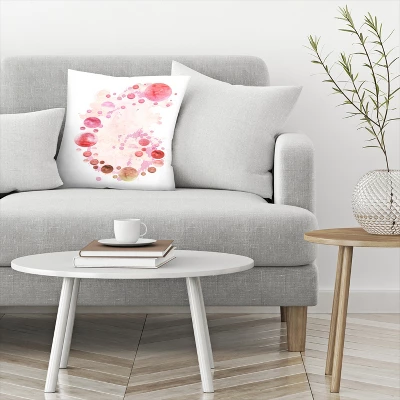 Blush Pink Fibonacci Spiral By Tanya Shumkina Throw Pillow - Americanflat 4 Blush Pink Fibonacci Spiral By Tanya Shumkina Throw Pillow - Americanflat - Image 2