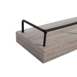 2pc Shelf Gray/Black - New View -Home Decor Store GUEST 6f837290 1c5a 490d 8af4 648d4aa166f6