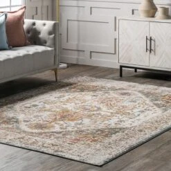 NuLOOM Justine Vintage Medallion Area Rug 17 NuLOOM Justine Vintage Medallion Area Rug -Home Decor Store GUEST 70e70fc1 7744 4c6d a80a 4f9e87e99c23