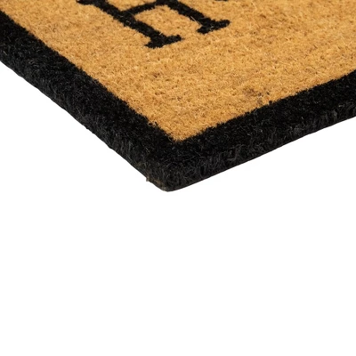 Northlight Natural Coir Rectangular "Home Sweet Home" Doormat 16" X 48" 6 Northlight Natural Coir Rectangular "Home Sweet Home" Doormat 16" X 48" - Image 4