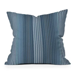 Sheila Wenzel Ganny Zig Zag Stripes Outdoor Throw Pillow Blue/Gray - Deny Designs -Home Decor Store GUEST 71fff2fc 4371 400d b865 ae1f71b71350