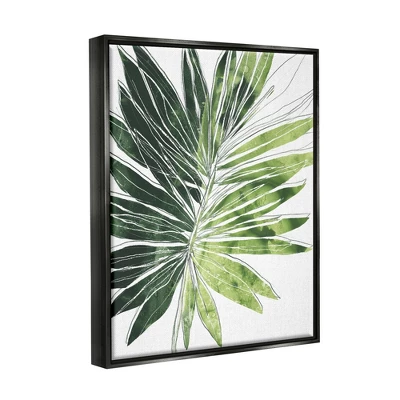 Stupell Industries Green Pop Palm Leaves Expressive Linework 4 Stupell Industries Green Pop Palm Leaves Expressive Linework - Image 2