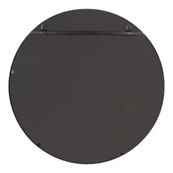 19" Diameter Kei Modern Round Accent Mirror With Shelf Black - Kate & Laurel All Things Decor -Home Decor Store GUEST 754ff154 1d00 4b37 a6a6 87acf4d2ac02