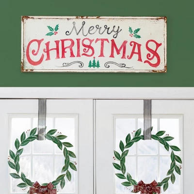 Park Hill Collection Merry Christmas Iron Plaque 3 Park Hill Collection Merry Christmas Iron Plaque