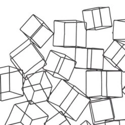 Metal Geometric 3D Square Wall Decor Black - Olivia & May 29 Metal Geometric 3D Square Wall Decor Black - Olivia & May -Home Decor Store GUEST 779a91c7 58de 4bcb 826c f29747b6d157