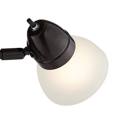 360 Lighting Modern Torchiere Floor Lamp 3-in-1 Design 70" Tall Tiger Bronze White Glass Shades For Living Room Reading Bedroom Office 8 360 Lighting Modern Torchiere Floor Lamp 3-in-1 Design 70" Tall Tiger Bronze White Glass Shades For Living Room Reading Bedroom Office - Image 6