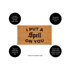 Evergreen 16 X 28 Halloween Greeting Coir Mat, I Put A Spell On You For Indoor And Outdoor Decor -Home Decor Store GUEST 783ffdcc 91d2 452e a0e3 5aa7d6b74e6e