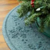 3' Aqua Shield Snowflake Tree Skirt Round Mat Bluestone - Bungalow Flooring -Home Decor Store GUEST 791b261a 9cce 4403 8f30 f4f9c4972d1d