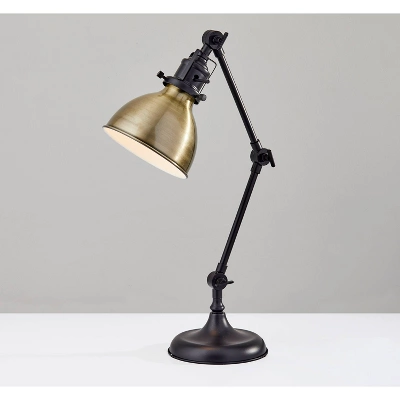 18.5" Alden Desk Lamp Bronze - Adesso 4 18.5" Alden Desk Lamp Bronze - Adesso - Image 2