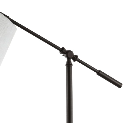 24" Troy Classic Contemporary Iron LED Task Lamp With USB Charging Port Oil Rubbed Bronze (Includes LED Light Bulb) - JONATHAN Y 7 24" Troy Classic Contemporary Iron LED Task Lamp With USB Charging Port Oil Rubbed Bronze (Includes LED Light Bulb) - JONATHAN Y - Image 5