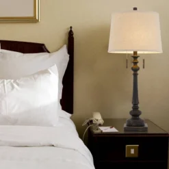 31.5" Resin Traditional Table Lamp Rustic Iron - Cal Lighting -Home Decor Store GUEST 7b609180 2acf 42f2 9b82 2e5fd80d1b0a