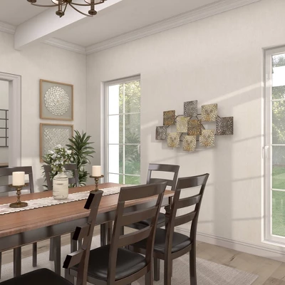 Metal Sunburst Carved Wall Decor Gold - Olivia & May 13 Metal Sunburst Carved Wall Decor Gold - Olivia & May - Image 11