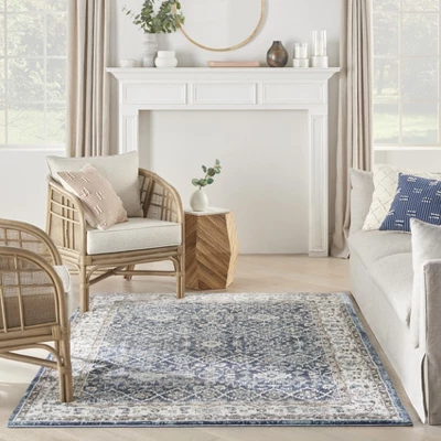 Kathy Ireland American Manor Bordered Floral Indoor Area Rug 8 Kathy Ireland American Manor Bordered Floral Indoor Area Rug - Image 6