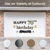Big Dot Of Happiness Adult 70th Birthday - Gold - Peel And Stick Birthday Party Decoration - Wall Decals Backdrop -Home Decor Store GUEST 7bb2d86d 1e1a 4913 9097 962c199dcac4