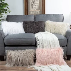 12"x20" Oversize Curled Shag Faux Fur Lumbar Throw Pillow - Hastings Home 14 12"x20" Oversize Curled Shag Faux Fur Lumbar Throw Pillow - Hastings Home -Home Decor Store GUEST 7ccfe852 e176 4a00 8156 cf61778a66f8