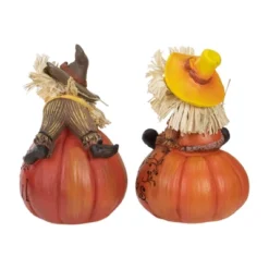 Northlight Set Of 2 Scarecrow On A Pumpkin Thanksgiving Table Figures -Home Decor Store GUEST 7dcc2d6b 51c1 4f0c a079 6463dd2568c8