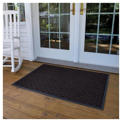 2'x3' Solid Doormat Charcoal - HomeTrax 3 2'x3' Solid Doormat Charcoal - HomeTrax